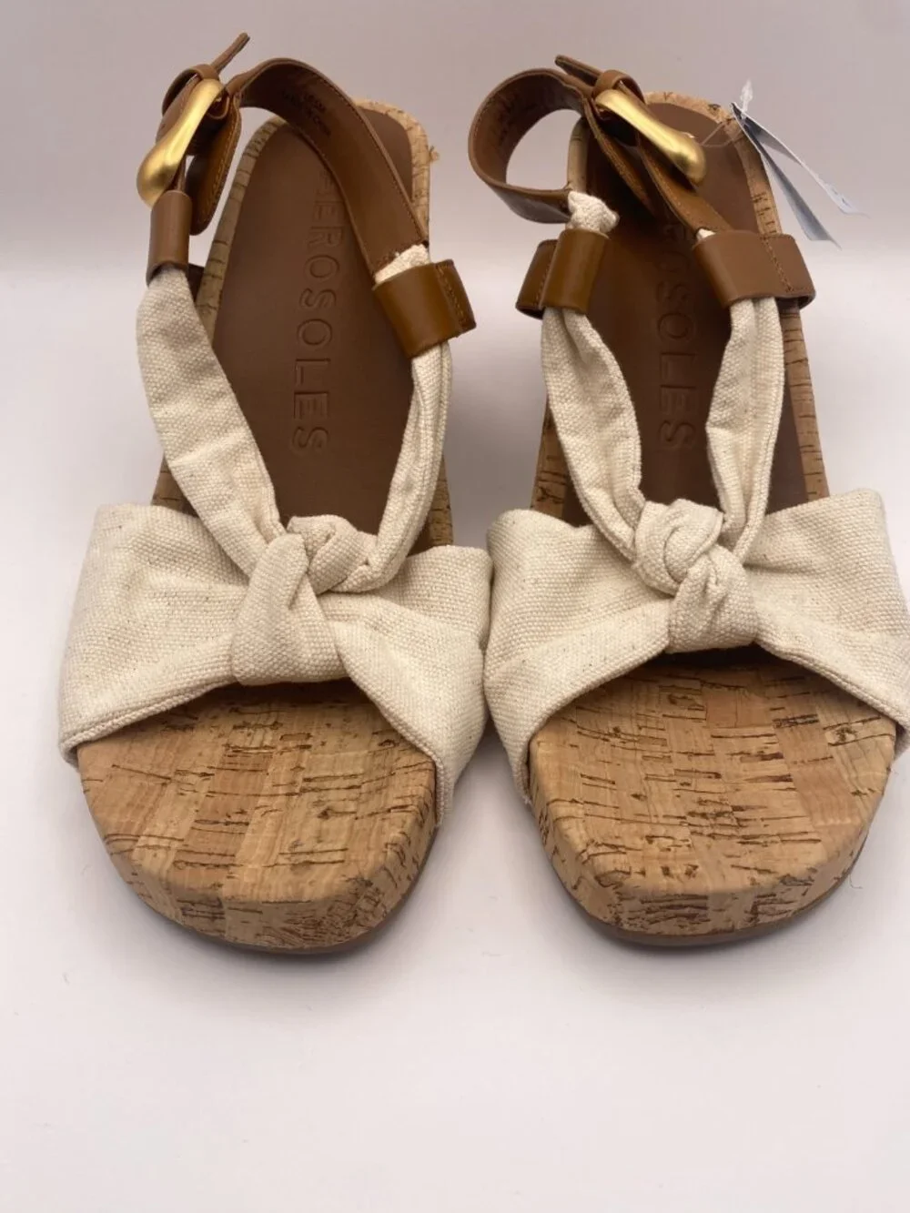 Aerosoles Womens Miki Women's Wedge Sandals Sz 10.5